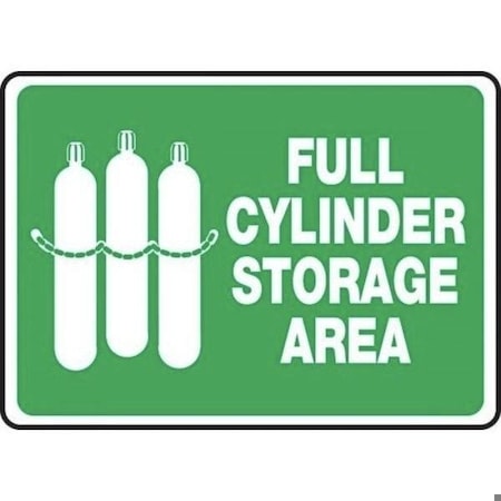 Accuform SAFETY SIGN FULL CYLINDER STORAGE MCPG515VA MCPG515VA
